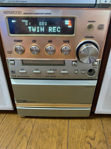 コンポ Kenwood Cd Md カセットテープ ラジオプレイヤー タイのホンコン 八千代中央の家電の中古あげます 譲ります ジモティーで不用品の処分