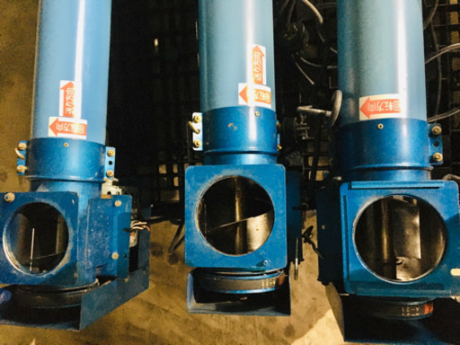 ホクエツ 穀物搬送機 タテコン ハイコン 3連