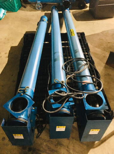 ホクエツ　穀物搬送機　タテコン　ハイコン　3連　中古