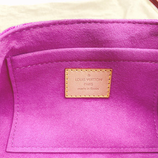 ほぼ未使用ルイヴィトン モノグラムデニム ミニプリーティ ピンク