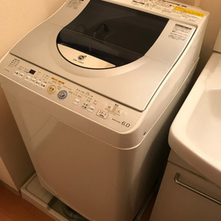 8/1 SHARP製洗濯機0円