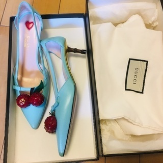 美品☆ GUCCI チェリーパンプス 36.5 23cm