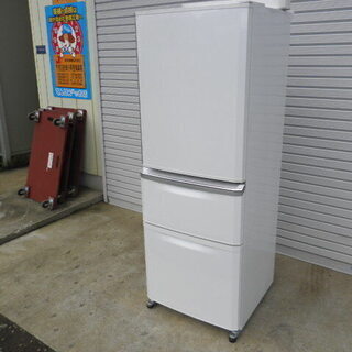 三菱３ドア冷凍冷蔵庫 MR-C34Y ３３５リッター ２０１４年　自動製氷付