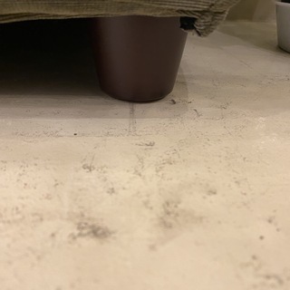 東京インテリア購入品 カウチソファ ソファ オットマン付き ベージュ×カーキ系 フェザー 中古品