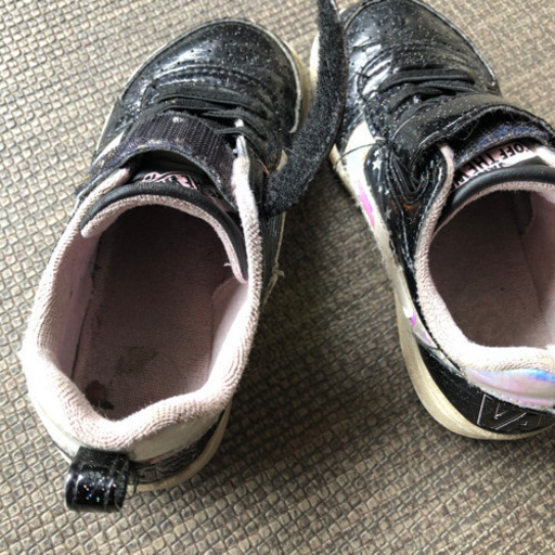 無料バンズvans キッズスニーカー キッズシューズ17 0 黒ラメ使用感あり Chandni 西葛西の子供用品の中古あげます 譲ります ジモティーで不用品の処分