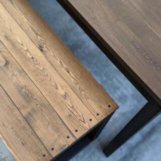 【集成材】ダイニングテーブル&ベンチセット