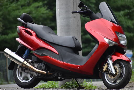 ☆YAMAHA＊マジェスティ125＊8842km＊LEDヘッドライト＊社外マフラー＊WAKO’Sオイル交換済＊☆下取り全国配送も可能です☆彡