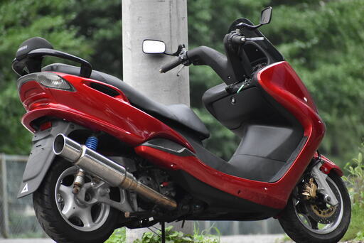 ☆YAMAHA＊マジェスティ125＊8842km＊LEDヘッドライト＊社外マフラー＊WAKO’Sオイル交換済＊☆下取り全国配送も可能です☆彡 ☆YAMAHA＊マジェスティ125＊8842km＊LEDヘッドライト＊社外マフラー