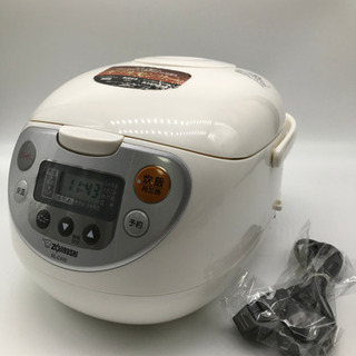 ⑤象印 炊飯器 マイコン式 5.5合 ホワイト NL-CA10