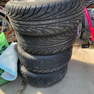 【引越し処分5000円値下げしました！！】bBタイヤホイール付き4本　195/45/16 ★新品より3ヶ月使用