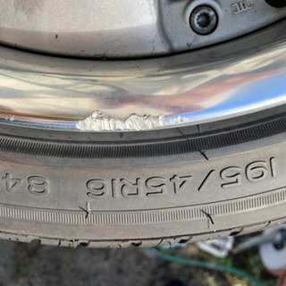 【引越し処分5000円値下げしました！！】bBタイヤホイール付き4本　195/45/16 ★新品より3ヶ月使用