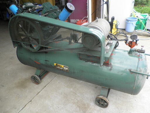 安全自動車 コンプレッサー PH-8P5馬力 三相200V完動品 値下げ