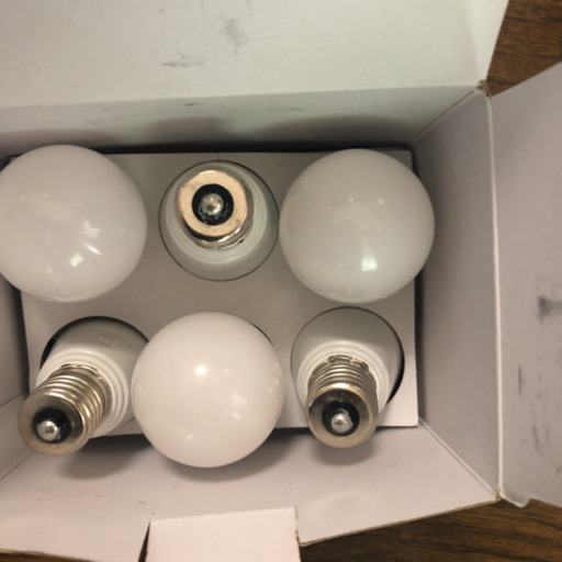 Led E17口金未使用品6個入り 60w形3000k電球色ミニクリンプトン Mk 淡路のその他の中古あげます 譲ります ジモティーで不用品の処分