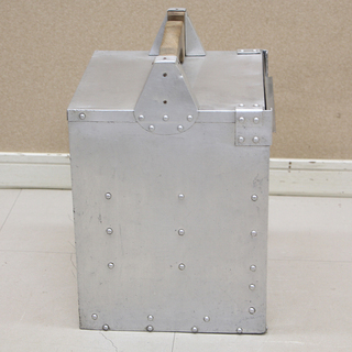 おかもち LUNCHI BOX アルミ製 出前 配達 縦約32×幅約48×