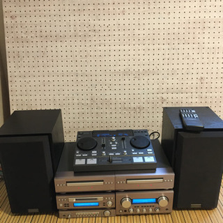 Pioneer  コンポ　cd MD dj 上級スピーカー！！