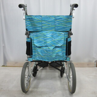 日進医療器　介助用　超軽量　タイヤ新品　車椅子　NAH-L7 日進医療器】超軽量介助式車椅子 NAH-L7αW Aパッケージ ｜車いす
