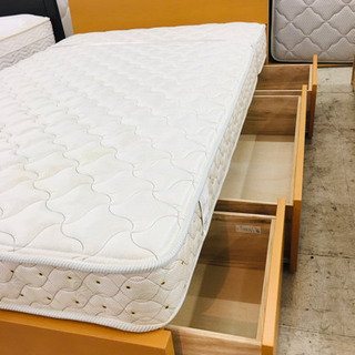 セミダブルベッド　収納　引出し　セミダブル　フランスベッド　シーリー