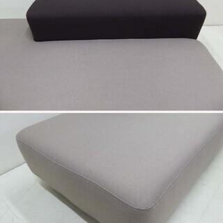 無印良品 MUJI ソファベンチ 2人掛けソファ グレーベージュ×ブラウン 無印良品 MUJI ソファベンチ 2人掛けソファ グレーベージュ×ブラウン