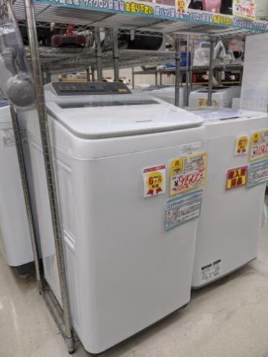 【6ヵ月保証】参考定価￥111,500 2017年 Panasonic パナソニック  7.0kg  洗濯機 インバーター NA-FA70H3 エコナビ搭載 即効泡洗浄♪