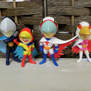 バンプレスト 科学忍者隊ガッチャマン フィギュア タツノコプロ 4体セット キーホルダー部欠品 Paypay ペイペイ 決済可能 札幌 モノハウス 白石 白石のフィギュアの中古あげます 譲ります ジモティーで不用品の処分