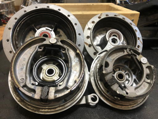 【コンビニ受取対応商品】 スーパーカブ90 HA02 検索用 純正前後ブレーキセット デカドラム パーツ