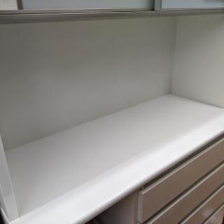 【おすすめ品】参考定価¥79,800 NITORI ニトリ 2面レンジボード 幅120cm×奥行50cm×高さ207cm ハイカウンター スチームオーブン対応♬