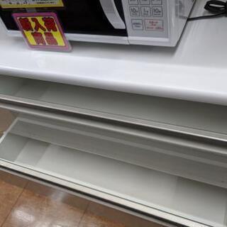 【おすすめ品】参考定価¥79,800 NITORI ニトリ 2面レンジボード 幅120cm×奥行50cm×高さ207cm ハイカウンター スチームオーブン対応♬