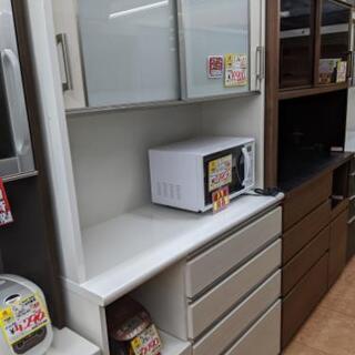 【おすすめ品】参考定価¥79,800 NITORI ニトリ 2面レンジボード 幅120cm×奥行50cm×高さ207cm ハイカウンター スチームオーブン対応♬