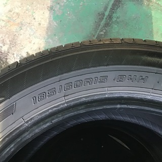 中古タイヤ ダンロップ エナセーブ 185／60ｒ15 4本コミコミ