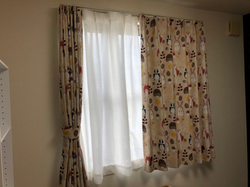 柄がかわいいカーテン遮光3級カーテンニトリ かぁー 鴨島の家庭用品 その他 の中古あげます 譲ります ジモティーで不用品の処分