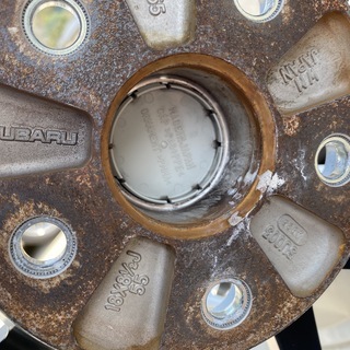 スバル WRX STI タイプS 純正 BBS製 鍛造 軽量 ☆ 8.5J ×18 +55 5H