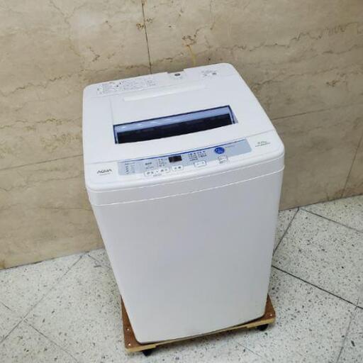 ■配送可■2016年製 アクア AQUA 6.0kg 全自動洗濯機 AQW-S60E(W)