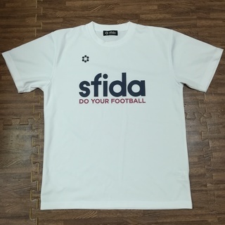 SFIDA　フットサル　サッカー　シャツ（Lサイズ）ホワイト
