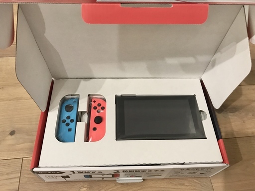 【新品未使用】任天堂スイッチ　ネオンブルー　バッテリー持ちが長くなった新型モデル 新品未使用】任天堂スイッチ ネオンブルー バッテリー持ちが長くなった