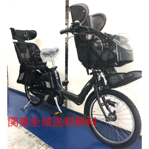 ヤマハ　パスキッスミニ　20インチ 3人乗り 8.9ah デジタル　カーキ　電動自転車　電動アシスト