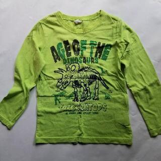 (取引中)男の子用 恐竜 長袖Tシャツ 黄緑色 120【used】