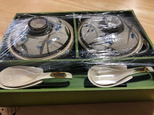 未使用品　オススメ‼︎   土鍋　セット　個別　食事　熱々