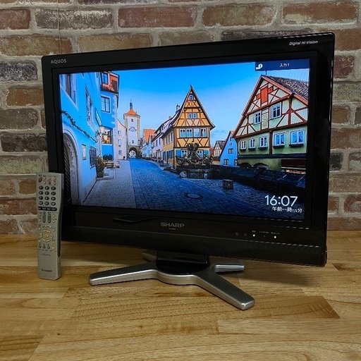 即日受渡❣️SHARPアクオス20型TVハイビジョンテレビ ゲーム 3000円