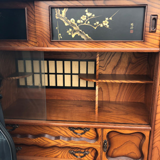 古風な茶棚　サイドボード？　小ぶりな棚