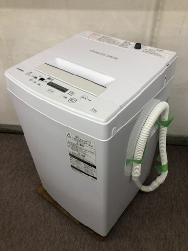 TOSHIBA 全自動洗濯機 4.5k AW-45M5 2017年製