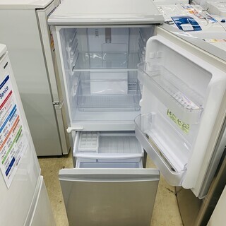 SHARP シャープ 2ドア冷蔵庫 SJ-D14C 2017年製 137L 【トレファク上福岡】