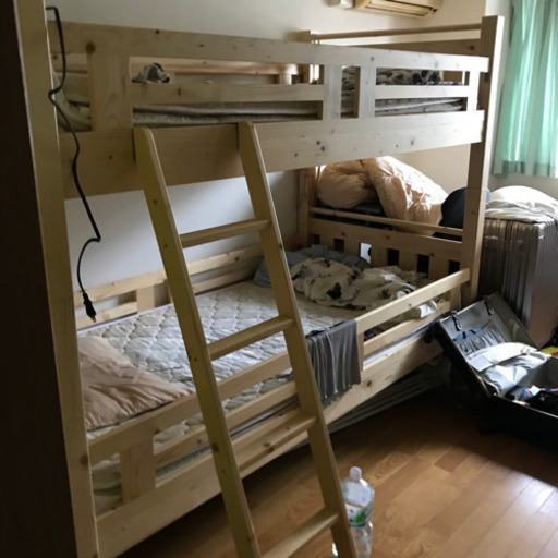 二段ベッド(木)値下げ