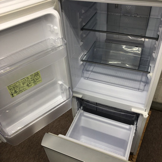 極上品 SHARP ガラストップ冷凍冷蔵庫 SJ-GD14C-W 2017年