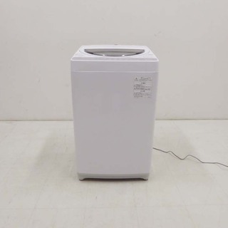 美品 2019年製 TOSHIBA 東芝 保証付 パワフル洗浄 洗濯機 AW-6G6 6キロ