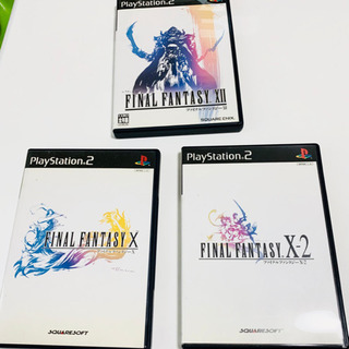 PS2 ソフト 3本 FF X X-2 XII ファイナルファン...