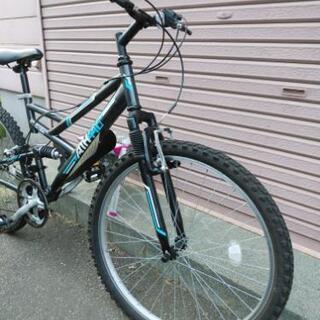 自転車 札幌市内配達無料。中古マウンテンバイク マルキン製！