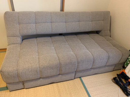 交渉中【中古】ソファーベッド 3人掛け