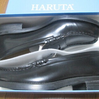 HARUTA ハルタ ローファー 6550（黒/25cm）