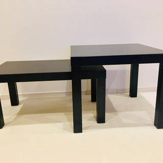 【IKEA】LACKシリーズ　テーブル　2つセット（8/2または...