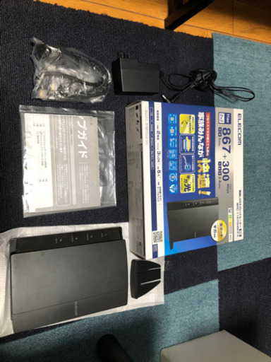 ELECOM Wi-Fiルーター WRC-1167GHBK2-S